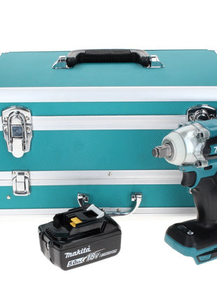 Makita DTW 285 T1TX llave de impacto a batería 18 V 280 Nm 1/2" sin escobillas + 1x batería 5,0 Ah + juego de brocas de 70 piezas + maletín de aluminio TX - sin cargador