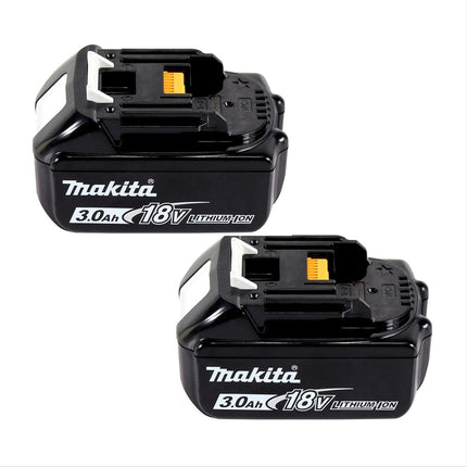 Makita DUC 256 F Tronçonneuse sans fil 36 V ( 2x 18 V ) Brushless 25 cm + 2x batterie 3,0 Ah - sans chargeur