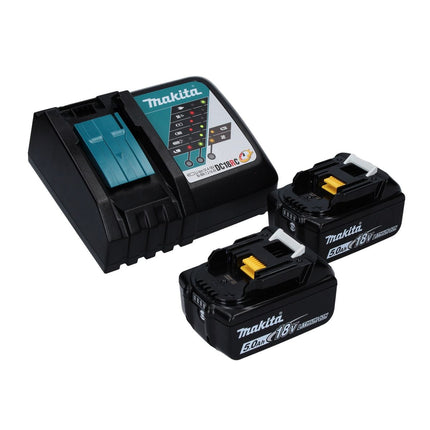 Makita DUC 256 RT Cordless chainsaw 36 V ( 2x 18 V ) Brushless 25 cm + 2x battery 5.0 Ah + charger