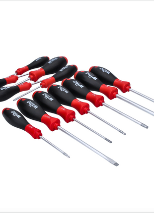 Wiha 302HK12 juego de destornilladores SoftFinish 12 piezas - ranurado, Phillips, Pozidriv, Torx (41002)