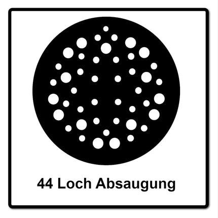 Almohadilla protectora Mirka 125 mm 44 agujeros 5 piezas Velcro (8295510111)