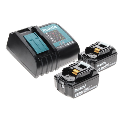 Llave de impacto a batería Makita DTW 180 SMTX 18 V 180 Nm 3/8" sin escobillas + 2x baterías 4,0 Ah + cargador + juego de brocas de 70 piezas + maletín de aluminio TX