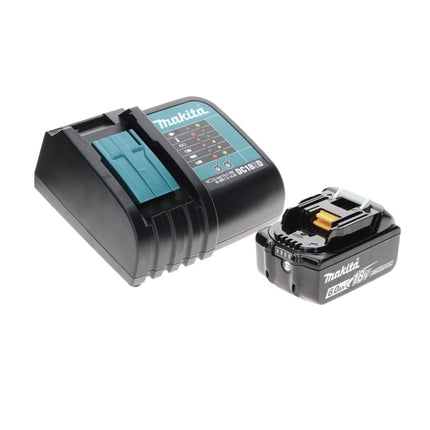 Makita DTW 180 SG1TX llave de impacto a batería 18 V 180 Nm 3/8" sin escobillas + 1x batería 6,0 Ah + cargador + juego de brocas de 70 piezas + maletín de aluminio TX