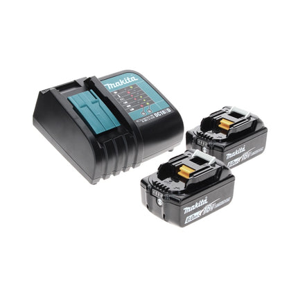 Llave de impacto a batería Makita DTW 180 SGTX 18 V 180 Nm 3/8" sin escobillas + 2x baterías 6,0 Ah + cargador + juego de brocas de 70 piezas + maletín de aluminio TX