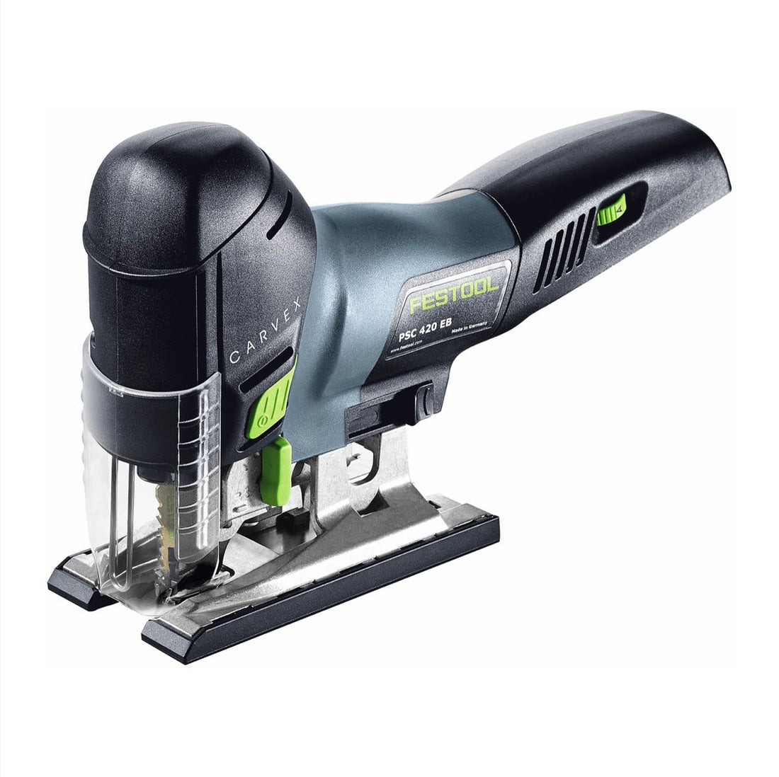 Festool CARVEX PSC 420 EB-Basic Sierra de calar pendular sin cable 18 V 120 mm ( 576521 ) Sin escobillas + maletín - sin batería, sin cargador (sucesora de 574713)