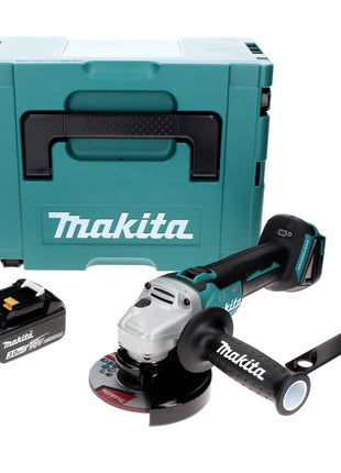 Makita DGA 506 F1J Akumulatorowa szlifierka kątowa 18 V 125 mm bezszczotkowa + 1x akumulator 3,0 Ah + Makpac - bez ładowarki