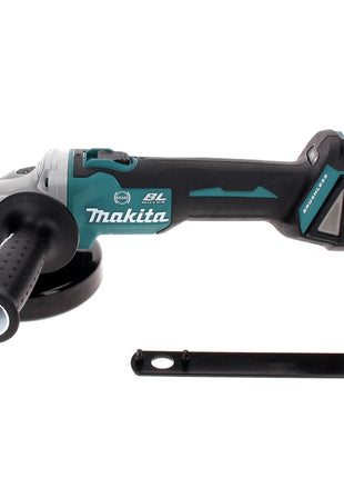 Makita DGA 506 RM1J Akku Winkelschleifer 18 V 125 mm Brushless + 1x Akku 4,0 Ah + Ladegerät + Makpac