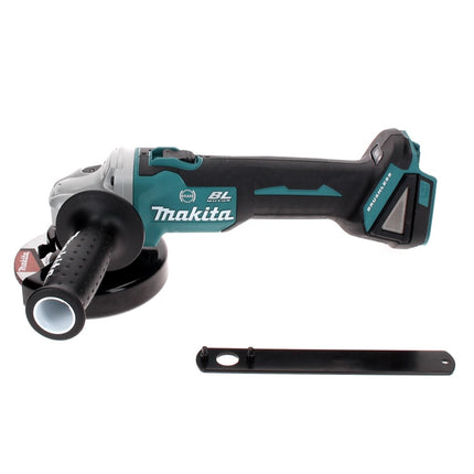 Makita DGA 506 RG1J Amoladora angular sin cable 18 V 125 mm sin escobillas + 1x batería recargable 6,0 Ah + cargador + Makpac