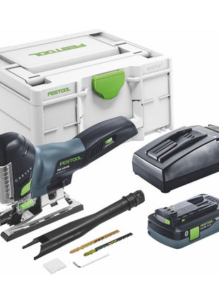 Festool CARVEX PSC 420 HPC 4,0 EBI-Plus Akku Pendelstichsäge 18 V ( 576525 ) 120 mm Brushless + 1x Akku 4,0 Ah + Ladegerät + systainer - Toolbrothers