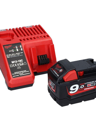 Milwaukee M18 ONEPD2-901C Perceuse à percussion sans fil 18 V 135 Nm Brushless One Key Bluetooth + 1x Batterie 9,0 Ah + Chargeur