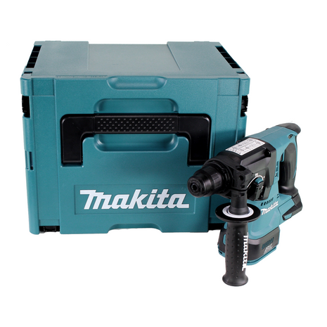 Taladro percutor inalámbrico Makita DHR 242 ZJ 18V 2.0J SDS-plus Brushless + Makpac - sin batería, sin cargador