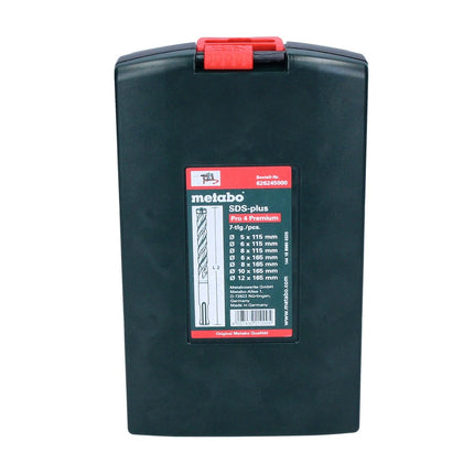 Juego de brocas Metabo P4P 7 piezas SDS plus P4P Premium (626245000) para piedra y hormigón.