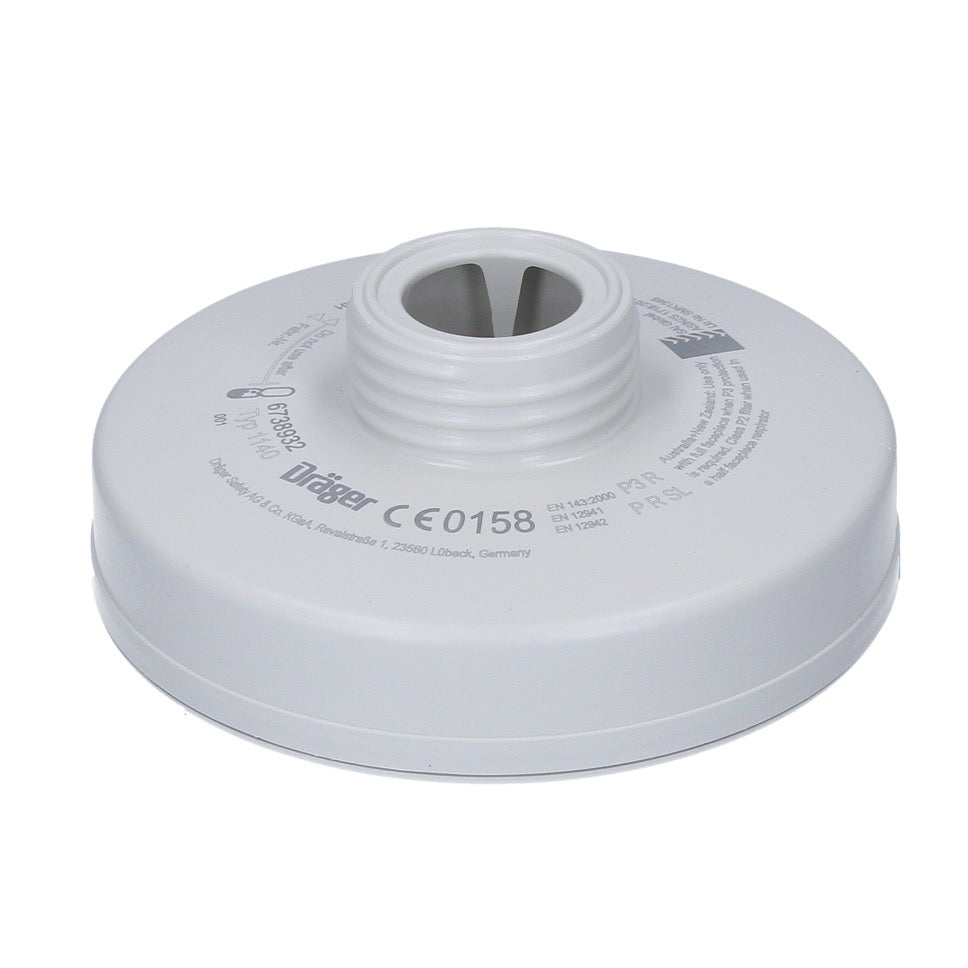 Filtro de partículas Dräger Rd40 P3 R (6738932) para máscaras completas X-plore 6000 y medias máscaras X-plore 4000