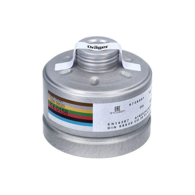 Filtro de protección respiratoria Dräger X-plore Rd40 A1B2E2K1 Hg CO NO-P3 RD ( 6738801 ) EN148-1 para