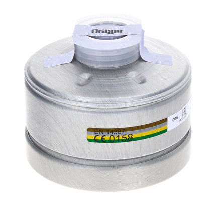 Dräger X-plore Rd40 Filtro per respiratori A2B2E2K2 EN14387 ( 6738804 ) per maschere X-plore 6000 / X-plore 4000