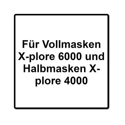 Dräger X-plore Rd40 Filtro per respiratori A2B2E2K2 EN14387 ( 6738804 ) per maschere X-plore 6000 / X-plore 4000