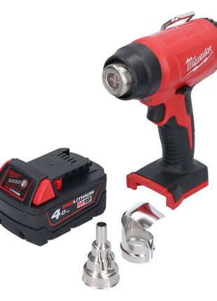 Milwaukee M18 BHG-401 Akumulatorowy pistolet na gorące powietrze 18 V 470 °C + 1x akumulator 4,0 Ah - bez ładowarki