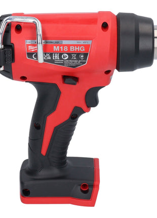 Milwaukee M18 BHG-401 akumulatorowy pistolet na gorące powietrze 18 V 470 °C + 1x akumulator 4,0 Ah + ładowarka