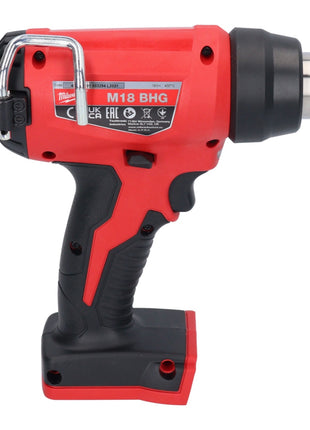 Soplador de aire caliente a batería Milwaukee M18 BHG-402 18 V 470 °C + 2x baterías 4,0 Ah + cargador