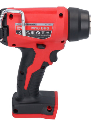 Soplador de aire caliente a batería Milwaukee M18 BHG-502 18 V 470 °C + 2x baterías 5,0 Ah + cargador