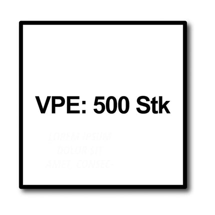 Tornillos para terraza SPAX 5,0 x 50 mm acero inoxidable A2 500 piezas (0537000500505) rosca de fijación culata Torx T-STAR Plus T25 Cut