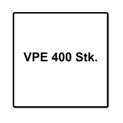 Tornillos para terraza SPAX 5,0 x 60 mm acero inoxidable A2 400 piezas (0537000500605) rosca de fijación culata Torx T-STAR Plus T25 Cut