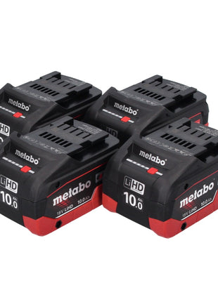 Metabo LiHD Akkupack Set 4x 18 V 10,0 Ah CAS System ( 4x 625549000 ) - Toolbrothers