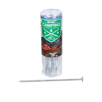 SPAX 2x Camping Screw Set 6 x 160mm and 8 x 220mm WIROX (2x 4000009100019)