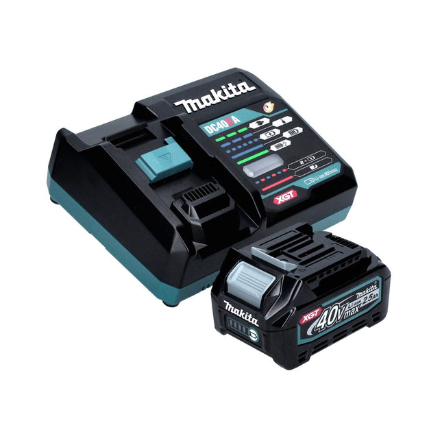 Makita Power Source Kit 40 V máx. con batería BL 4025 2,5 Ah XGT ( 191B36-3 ) + cargador rápido DC 40 RA XGT LXT ( 191E07-8 )