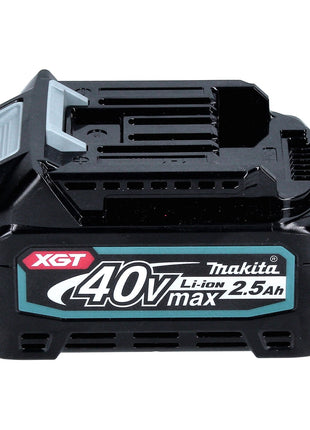 Kit de fuente de alimentación Makita 40 V máx. con batería BL 4025 2,5 Ah (191B36-3) + cargador rápido DC 40 RA (191E07-8) + adaptador de carga ADP10 LXT a XGT 14,4V 18V (191C10-7)