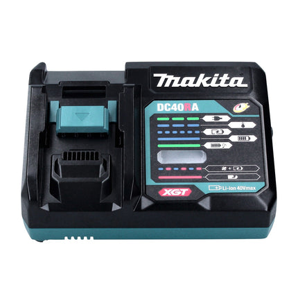 Kit de fuente de alimentación Makita 40 V máx. con 2 baterías BL 4025 de 2,5 Ah (2x 191B36-3) + Cargador rápido DC 40 RA ( 191E07-8 ) + Adaptador de carga ADP10 LXT a XGT 14,4 V 18 V ( 191C10-7 )