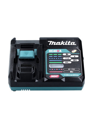 Kit de fuente de alimentación Makita 40 V máx. con 3 baterías BL 4025 2,5 Ah (3x 191B36-3) + cargador rápido DC 40 RA (191E07-8) + adaptador de carga ADP10 LXT a XGT 14,4V 18V (191C10-7)