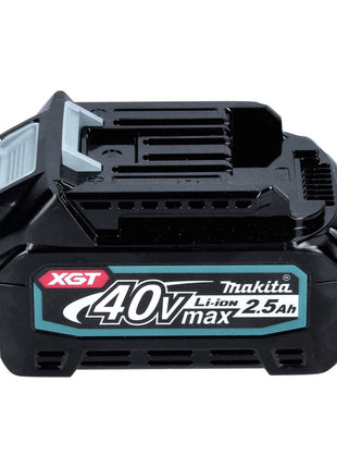 Makita Kit de démarrage batterie 40 V max + 4x Batteries BL 4025 2,5 Ah (4x 191B36-3) + Chargeur (191E07-8) + Adaptateur 18V (191C10-7)