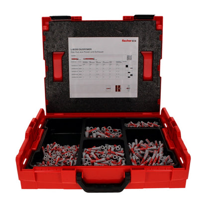 Juego de tacos Fischer L-Boxx 102 Duo Line 910 piezas + L-Boxx (558627) DUOPOWER