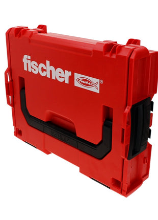 Fischer L-Boxx 102 Power Fast II Juego de tornillos para aglomerado de 1801 piezas (558739) + cabeza avellanada L-Boxx con Torx rosca completa/rosca parcial galvanizado, pasivado azul