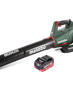 Soplador de hojas a batería Metabo LB 18 LTX BL 18 V sin escobillas + 1x batería 5,5 Ah - sin cargador