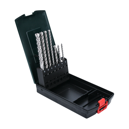 Metabo KHA 18 LTX Martello combinato 18V 2,2 J SDS Plus + 7x Punte per pietra P4P SDS plus + Valigetta metaBOX - senza batteria, senza caricabatterie