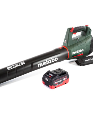 Soplador de hojas a batería Metabo LB 18 LTX BL 18 V sin escobillas + 1x batería 8,0 Ah - sin cargador