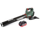 Soplador de hojas a batería Metabo LB 18 LTX BL 18 V sin escobillas + 1x batería 8,0 Ah - sin cargador