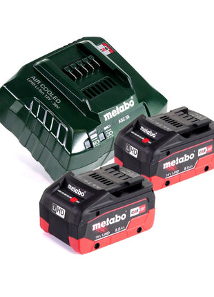 Metabo LB 18 LTX BL Souffleur de feuilles sans fil 18 V brushless + 2x Batteries 8,0 Ah + Chargeur