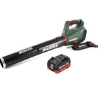 Soplador de hojas a batería Metabo LB 18 LTX BL 18 V sin escobillas + 1x batería 10,0 Ah - sin cargador