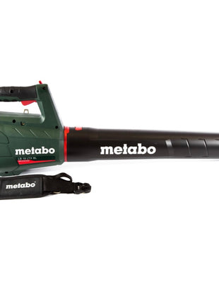 Soplador de hojas a batería Metabo LB 18 LTX BL 18 V sin escobillas + 1x batería 10,0 Ah + cargador