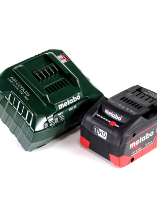 Metabo KHA 18 LTX Perforateur sans fil 18 V 2,2 J SDS Plus + 1x Batterie 5,5 Ah + Chargeur + 7 pièces P4P SDS plus + Coffret metaBOX