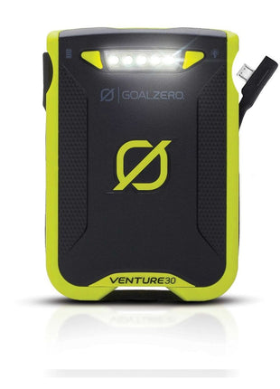 Goal Zero Venture 30 Cargador Solar Power Bank Micro USB 3,7 V 7,8 Ah (22008) Batería Móvil Recargable Resistente al Agua