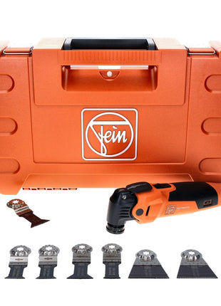 FEIN MultiMaster MM 500 PLUS Oszillierer 350 W Starlock Plus ( 72296762000 ) + 6 tlg. Zubehör Set + Koffer