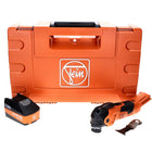 Oscilador de batería Fein MultiMaster AMM 300 Plus 12 V Starlock Plus + 1x batería 6,0 Ah + estuche - sin cargador