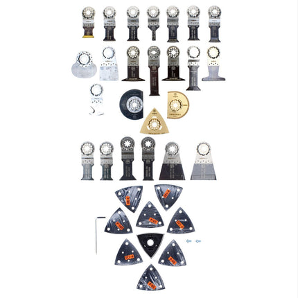 Oscilador FEIN MultiMaster MM 700 MAX TOP 450 W Starlock Max + set de accesorios 6 piezas + estuche