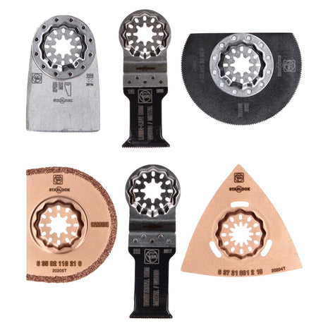 Fein StarLock Zuberhörset 1x Tile Working 3 tlg. Set ( 35222967070 ) + 1x Renovation 3 tlg. Set ( 35222967110 ) - Toolbrothers