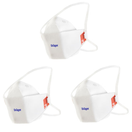 Dräger X-plore 1930 Masques respiratoire sans valve - 3 pièces EN149 : 2001 FFP3 NR D taille M/L