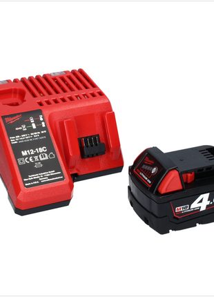 Milwaukee M18 CHPX-401 Perforateur burineur sans fil 4,0 J SDS Plus Brushless 18V + 1x Batterie 4,0Ah + Chargeur